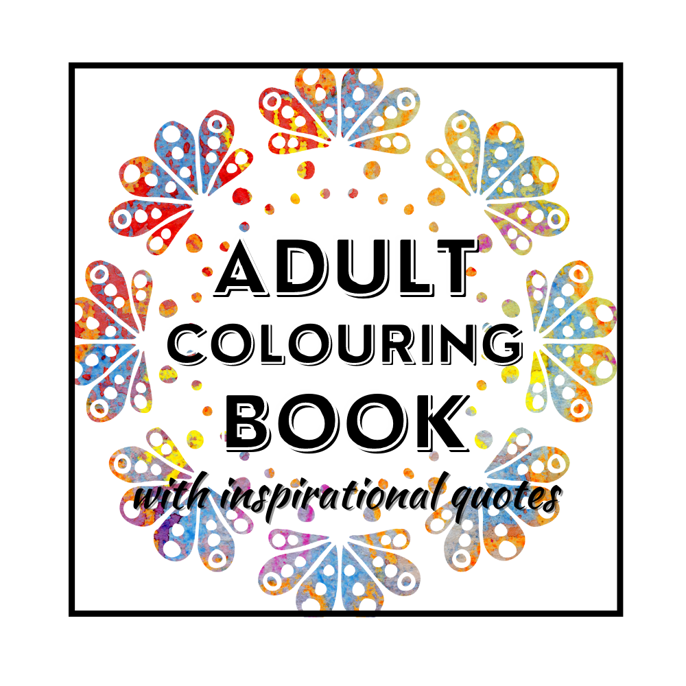 Easy Coloring Book for Adults: Inspirational Quotes