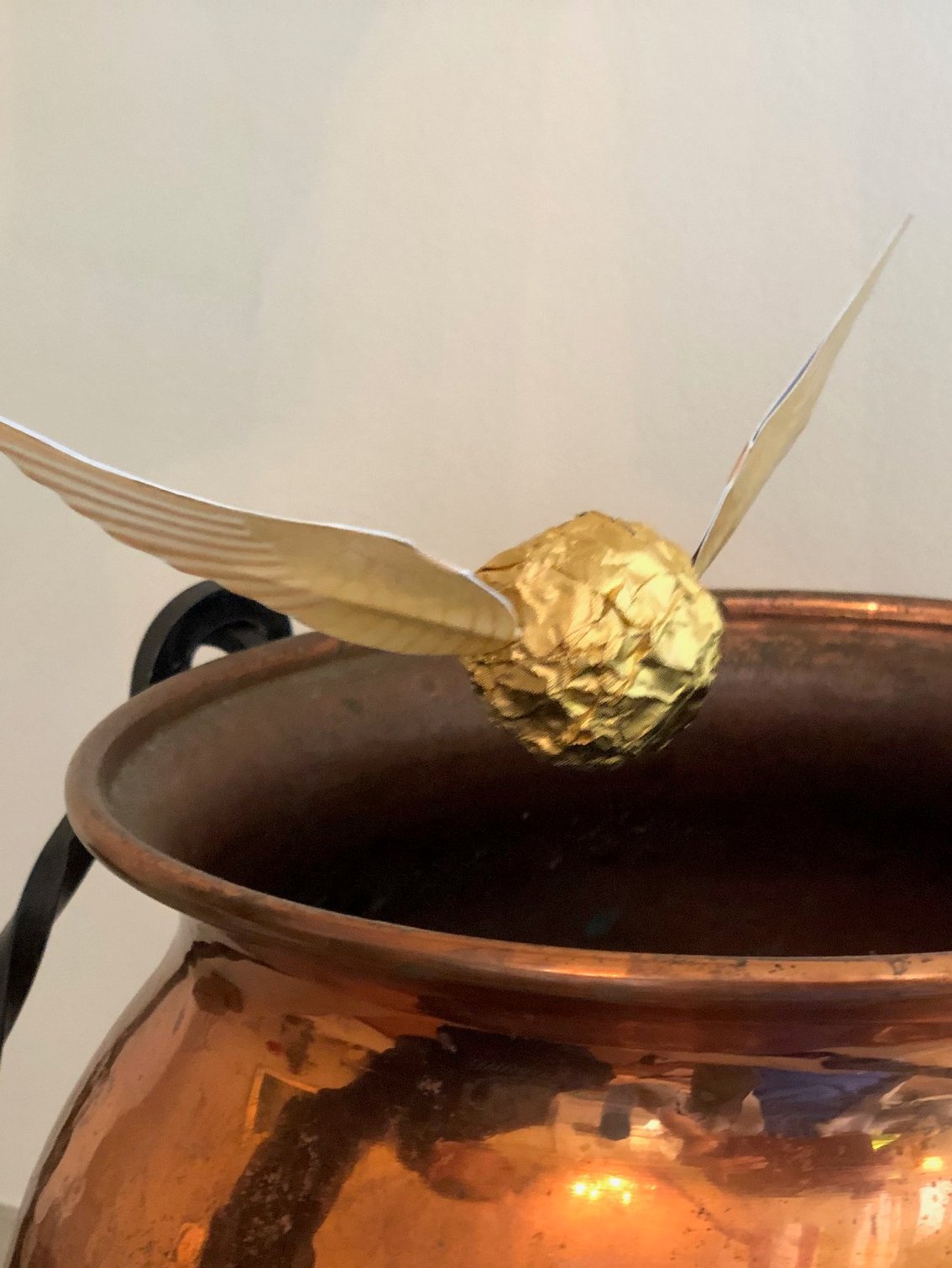 Golden Wings for Wizard Party Ferrero Rocher Decoration 