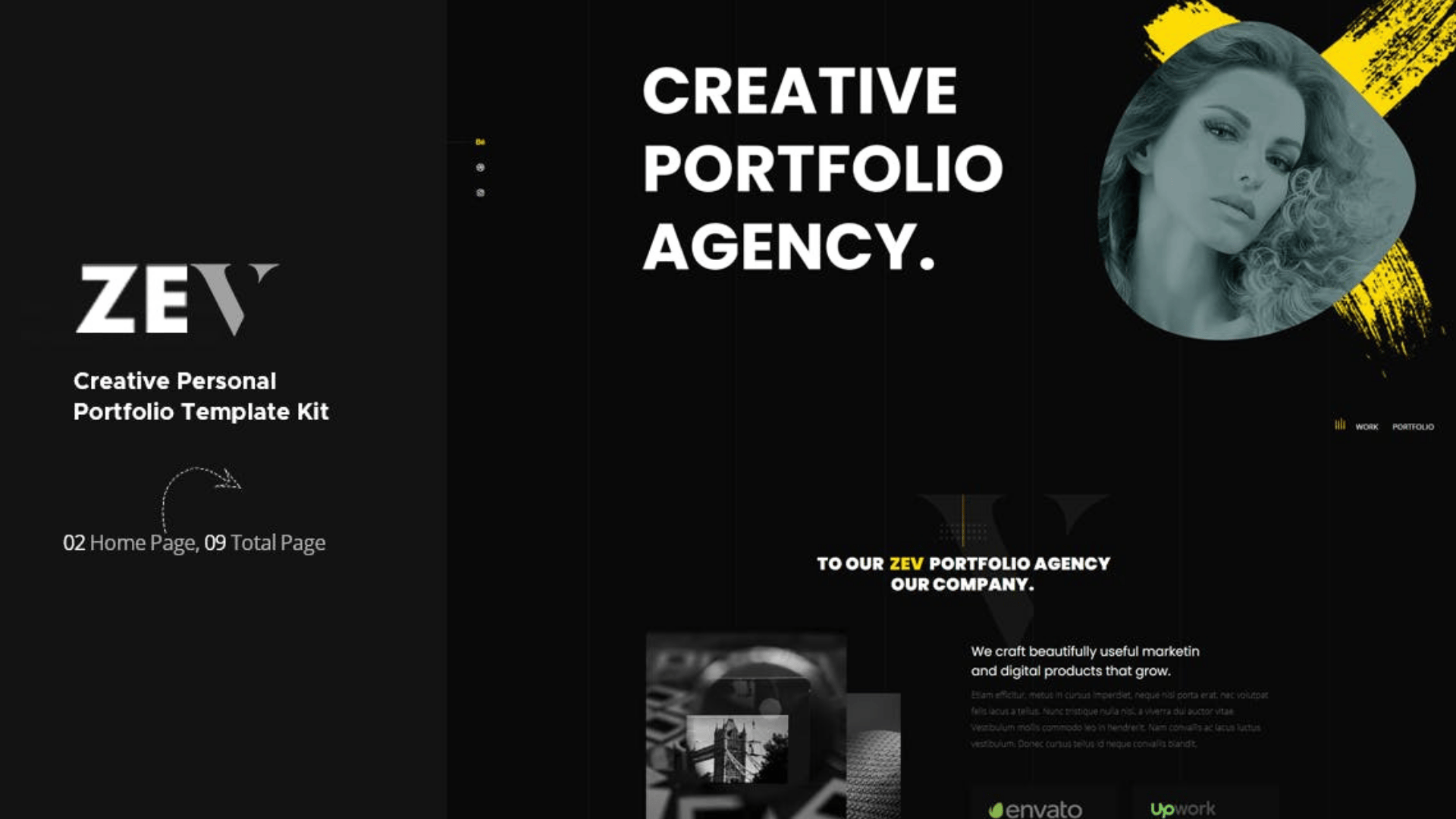 Creative Personal Portfolio Template Kit - Payhip