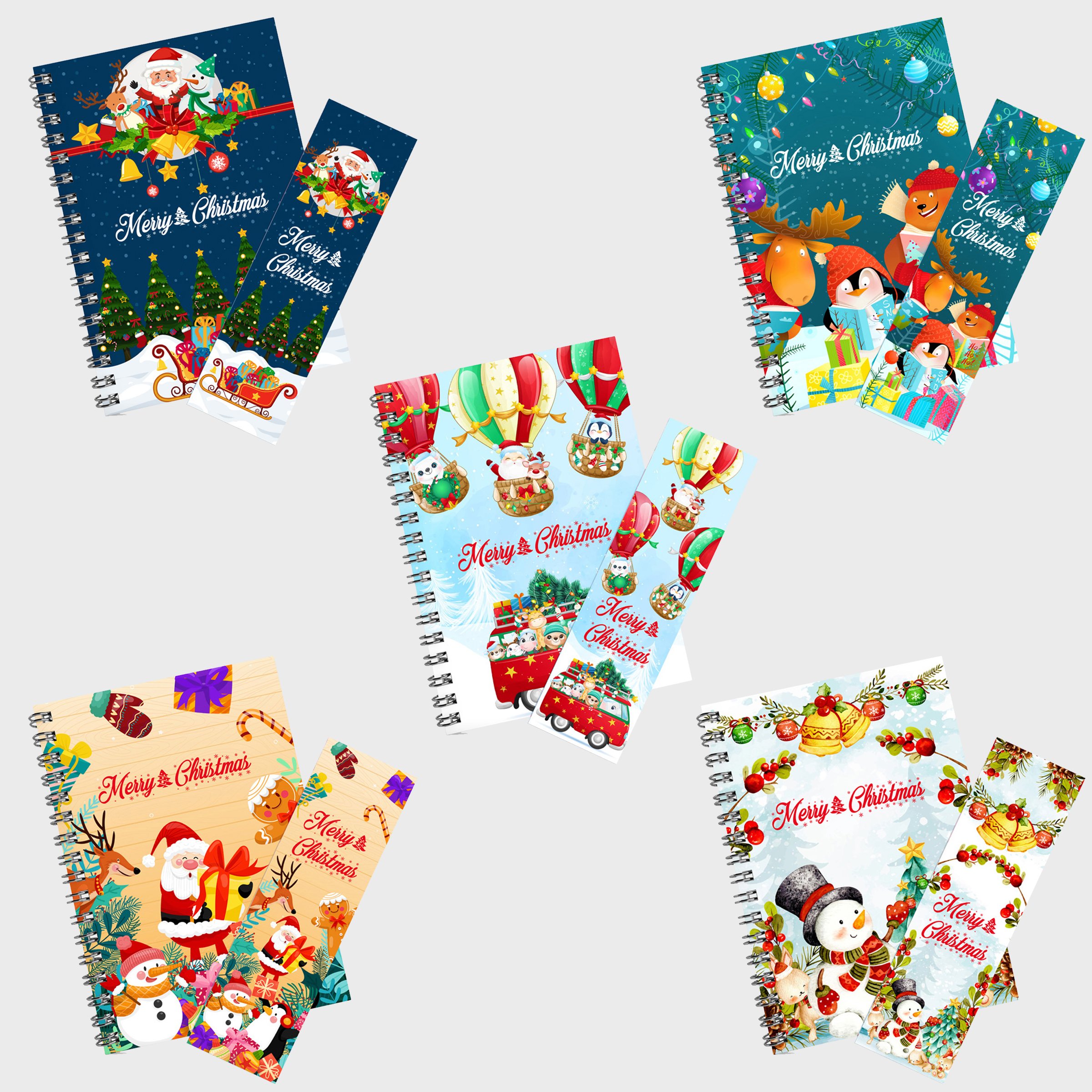 A4 Notebook and Bookmark Design Set 3 - Payhip