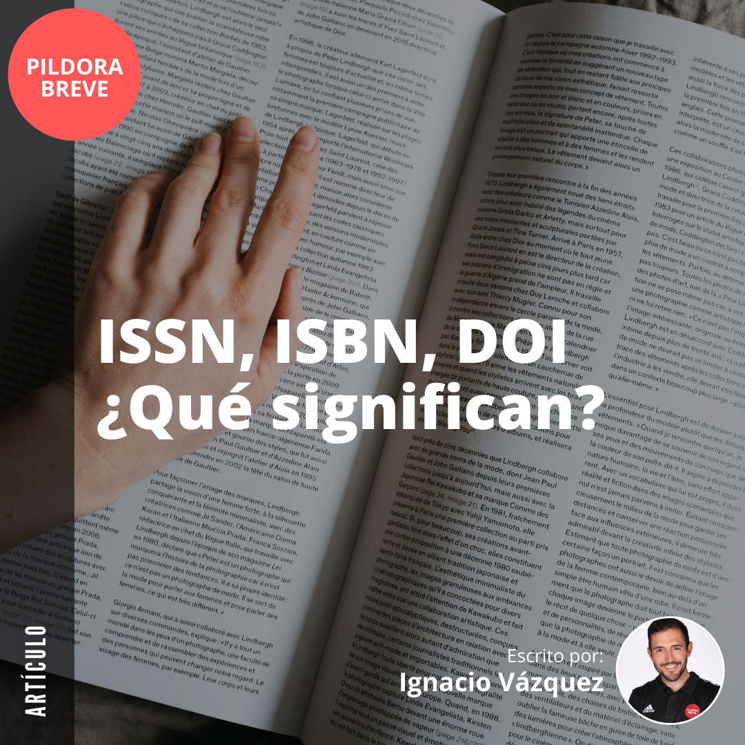 Diferencias entre ISSN, ISBN y DOI