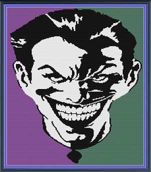 Download The Joker - Joker Pixel Art Minecraft - Full Size PNG