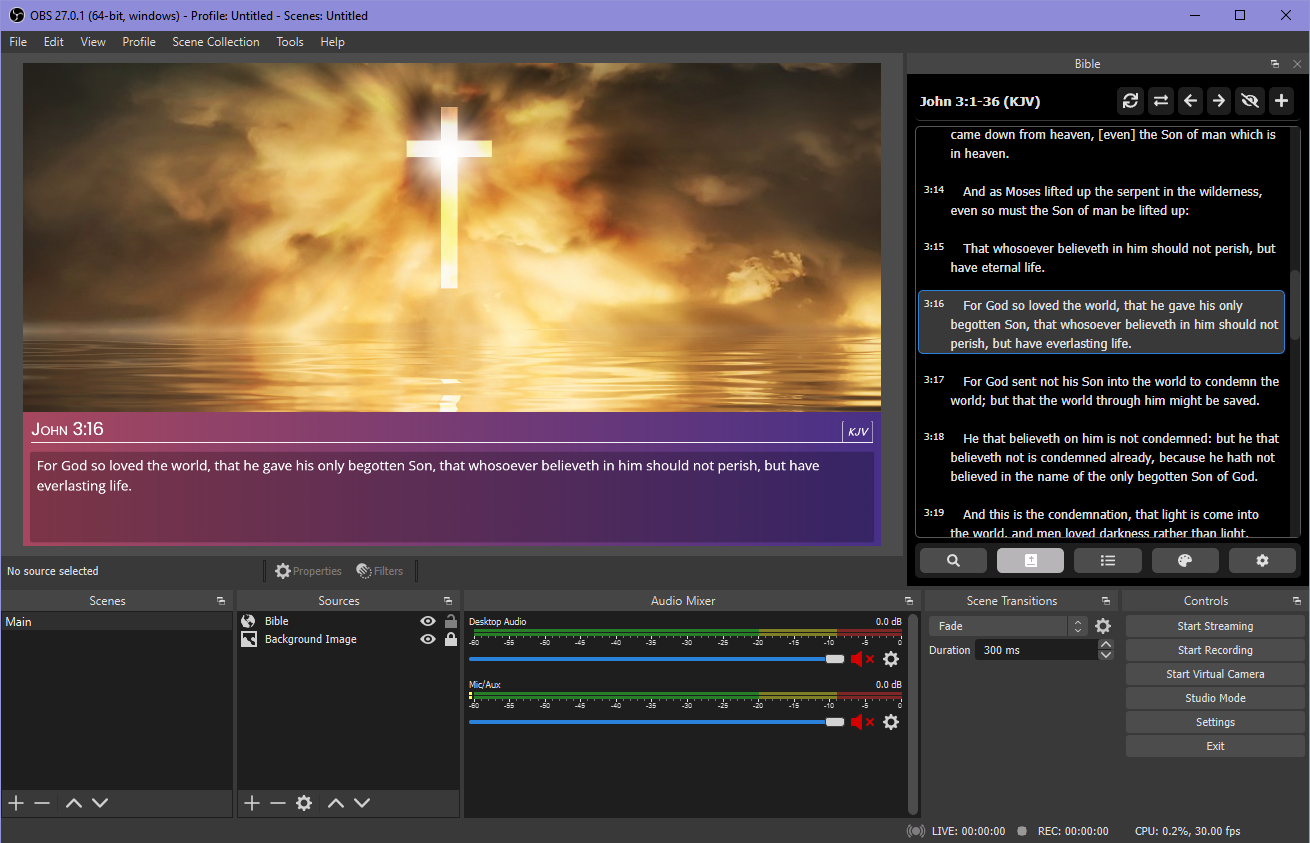 Bible Plugin for OBS Studio (Coffee Edition) - Payhip