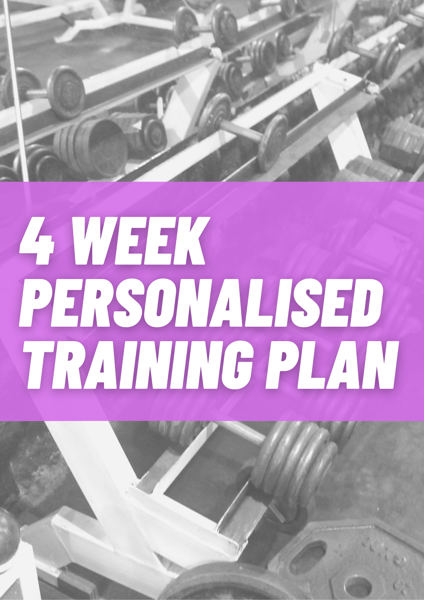 4 Week Personalised Training Plan - Payhip