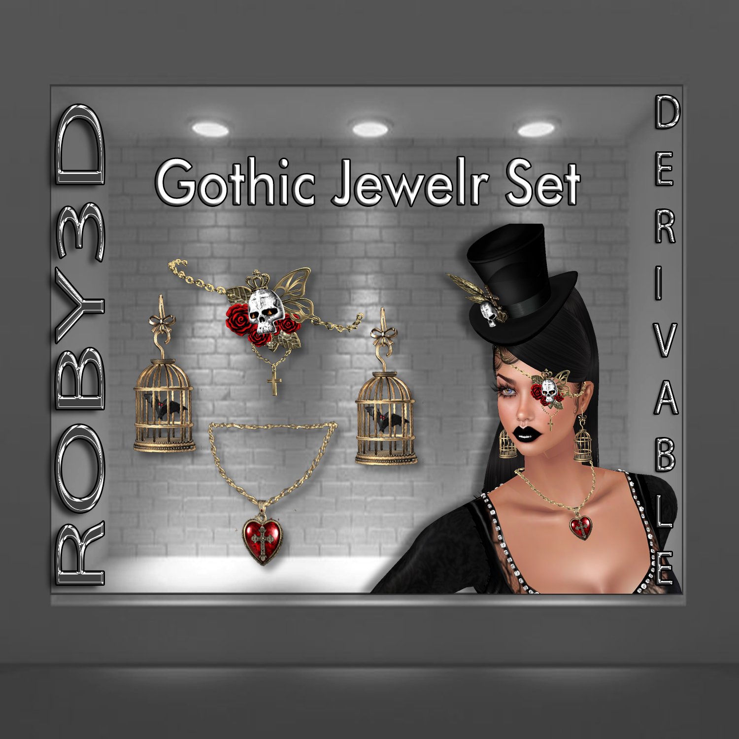 Gothic Jewelry Set 1 - Payhip