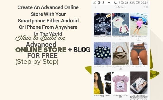How To Build A Stunning And Well Functioning Website/Blog Or Online Store FOR FREE With Either Your Smartphone or laptop From Anywhere In The World