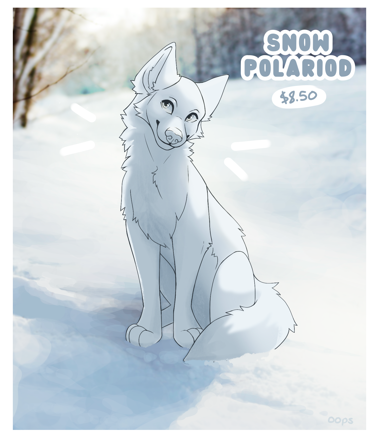 Swan, Wolf, and Pups: Studio Ghibli Anime - AI Art, image size:1536x1796