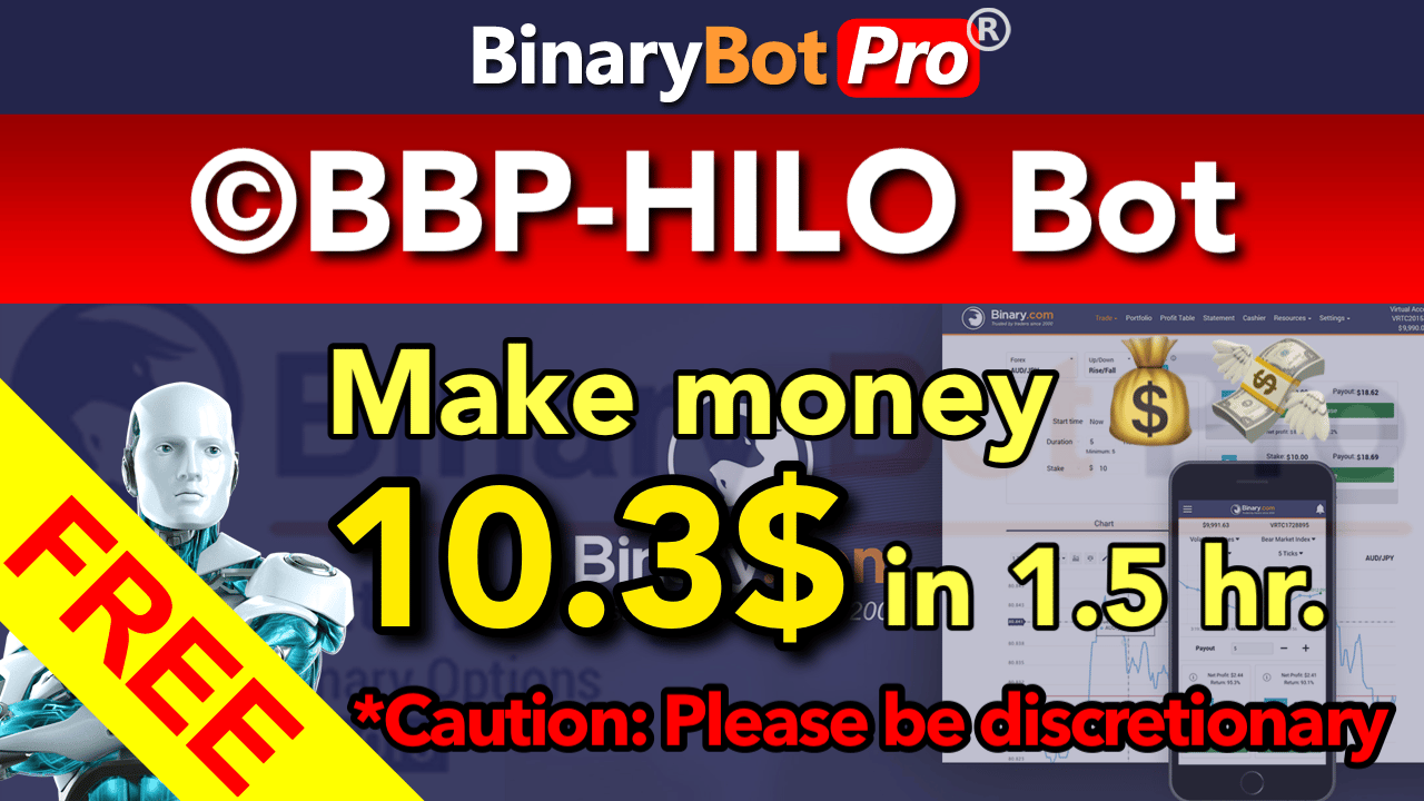 [Binary Bot Pro] BBP-HILO Bot (22-Dec-2021) - Payhip
