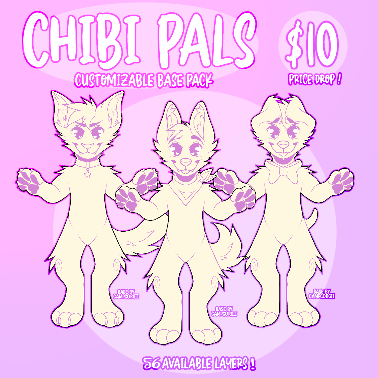 Chibi Pals Base Pack ! - Payhip