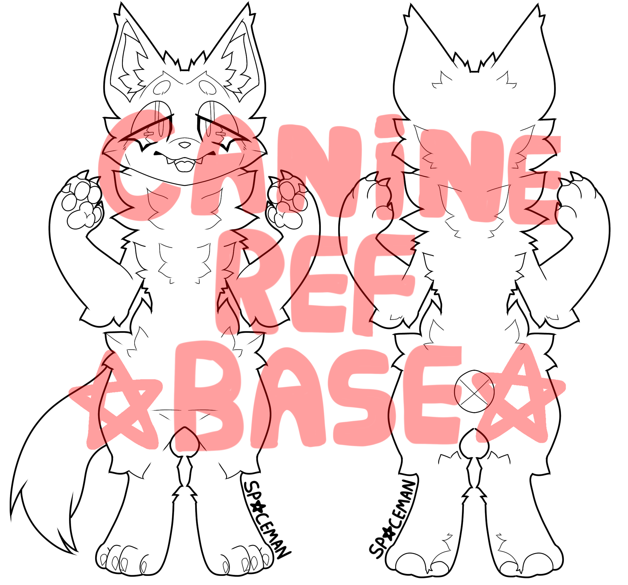 Canine furry ref base - Payhip