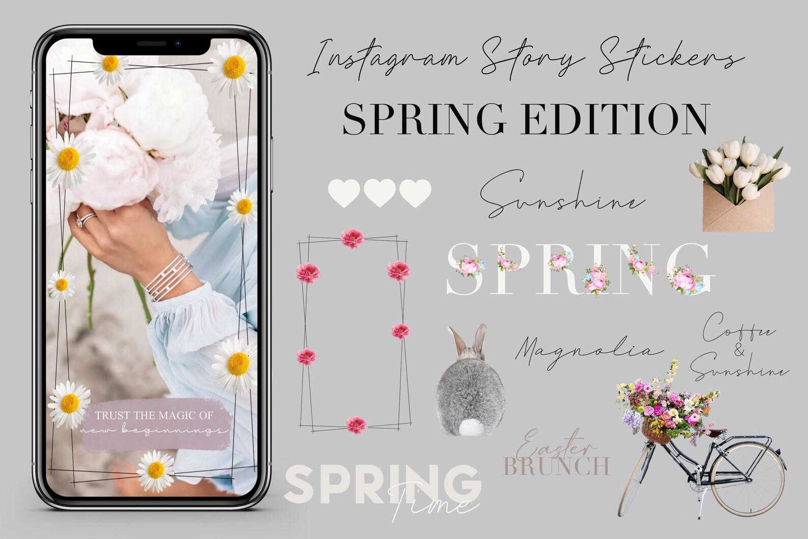 110 SPRING Instagram Story Stickers - Payhip