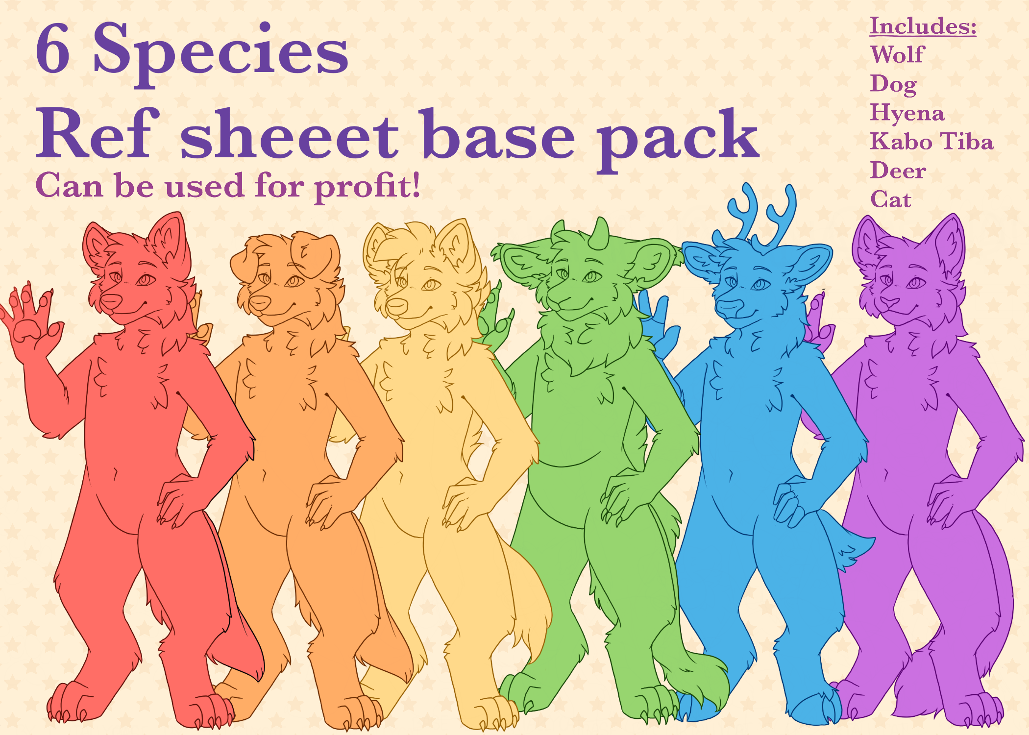 6 species base pack - Payhip
