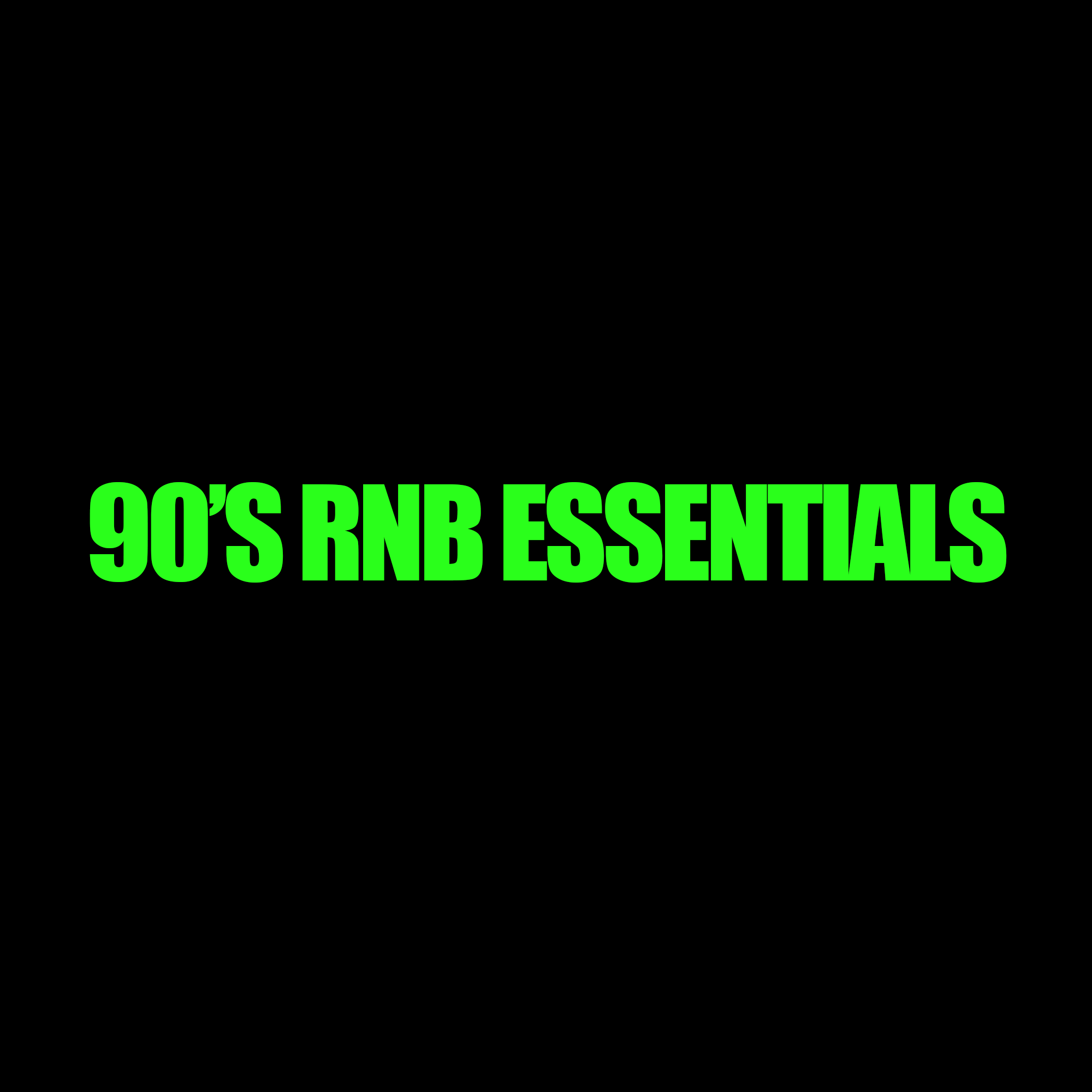 (@1icxxy) 90's RNB ESSENTIALS