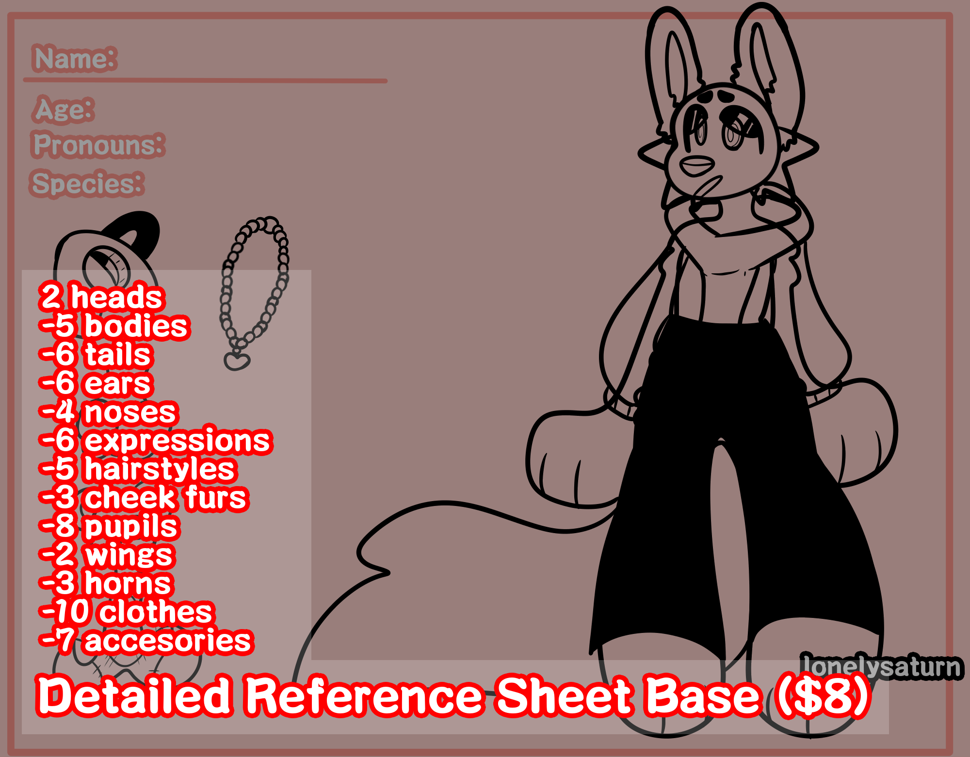 Detailed Anthro Reference Base - Payhip