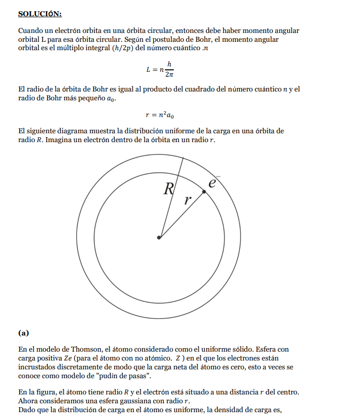 modelo de electrones jj thomson