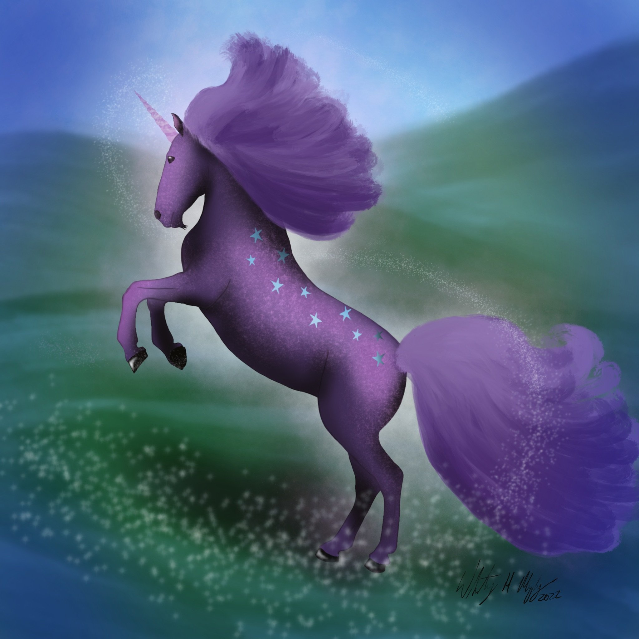 Purple Unicorn digital download - Payhip