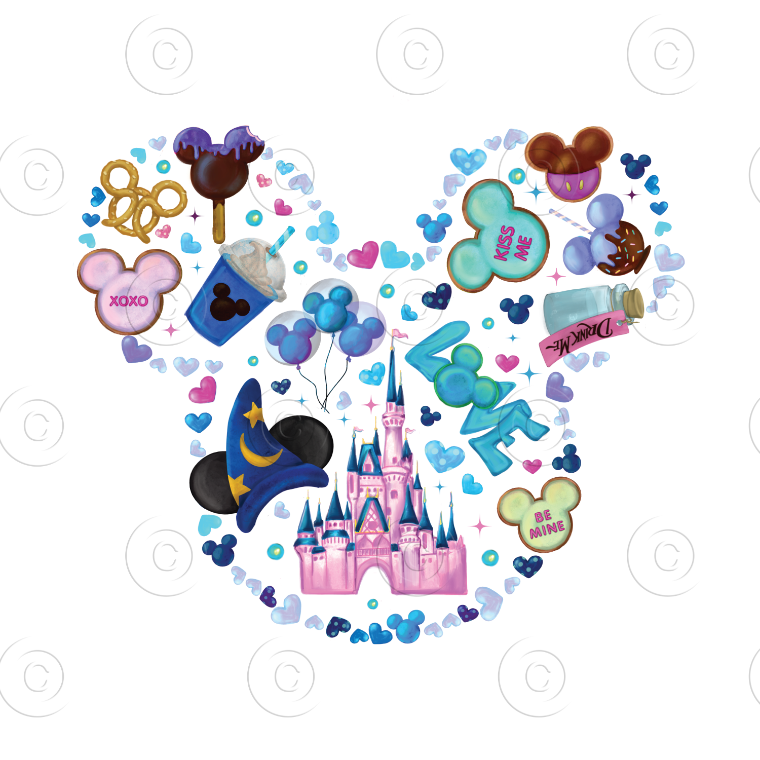 Valentine Magic Kingdom, Minnie mouse ears,Valentines,sublimation  designs,magic kingdom shir…
