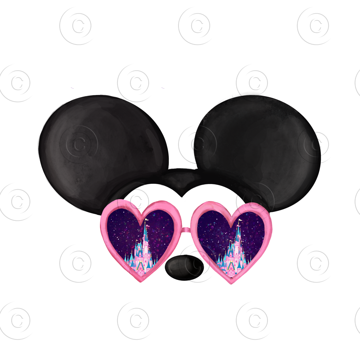 Disney Home Castle Mickey Ears Pack - Digital Download Sublimation