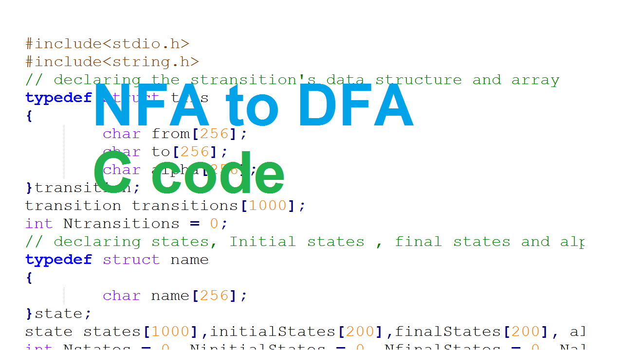 NFA to DFA C Code - Payhip