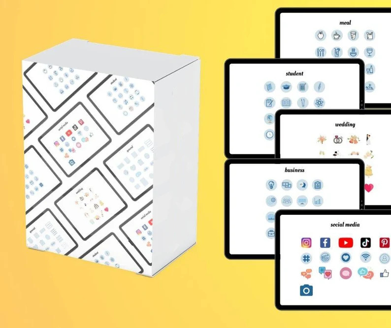 Digital Stickers Pack for Planners, Stickers Bundle for Digital ...