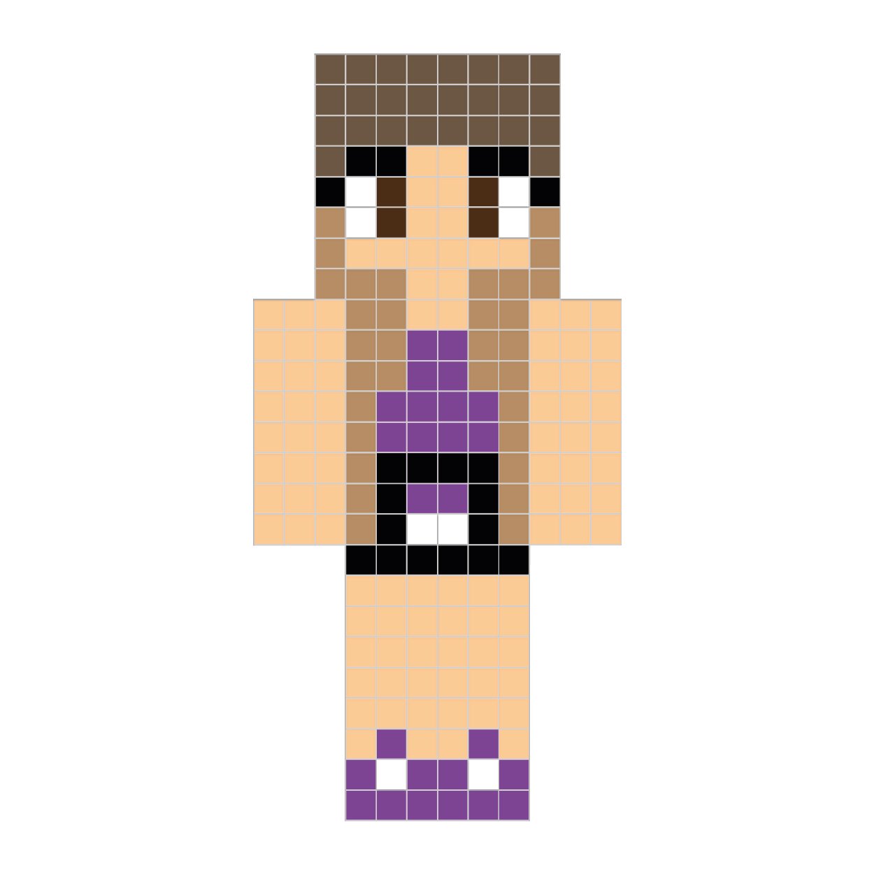 Pixel Minecraft à reproduire, Print format A4 - Payhip