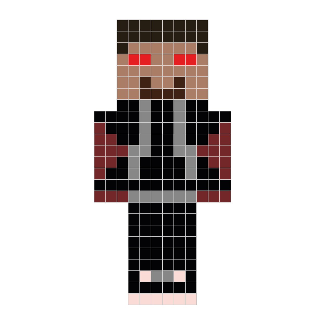 Pixel Minecraft à reproduire, Print format A4 - Payhip