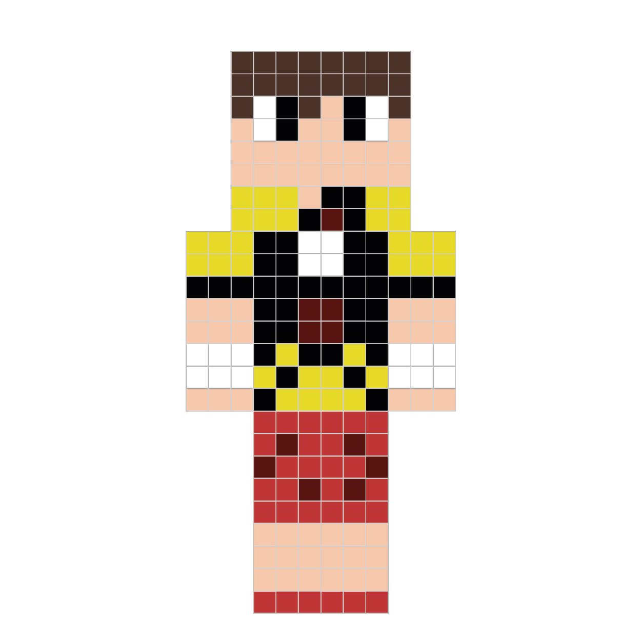 Pixel Minecraft à reproduire, Print format A4 - Payhip