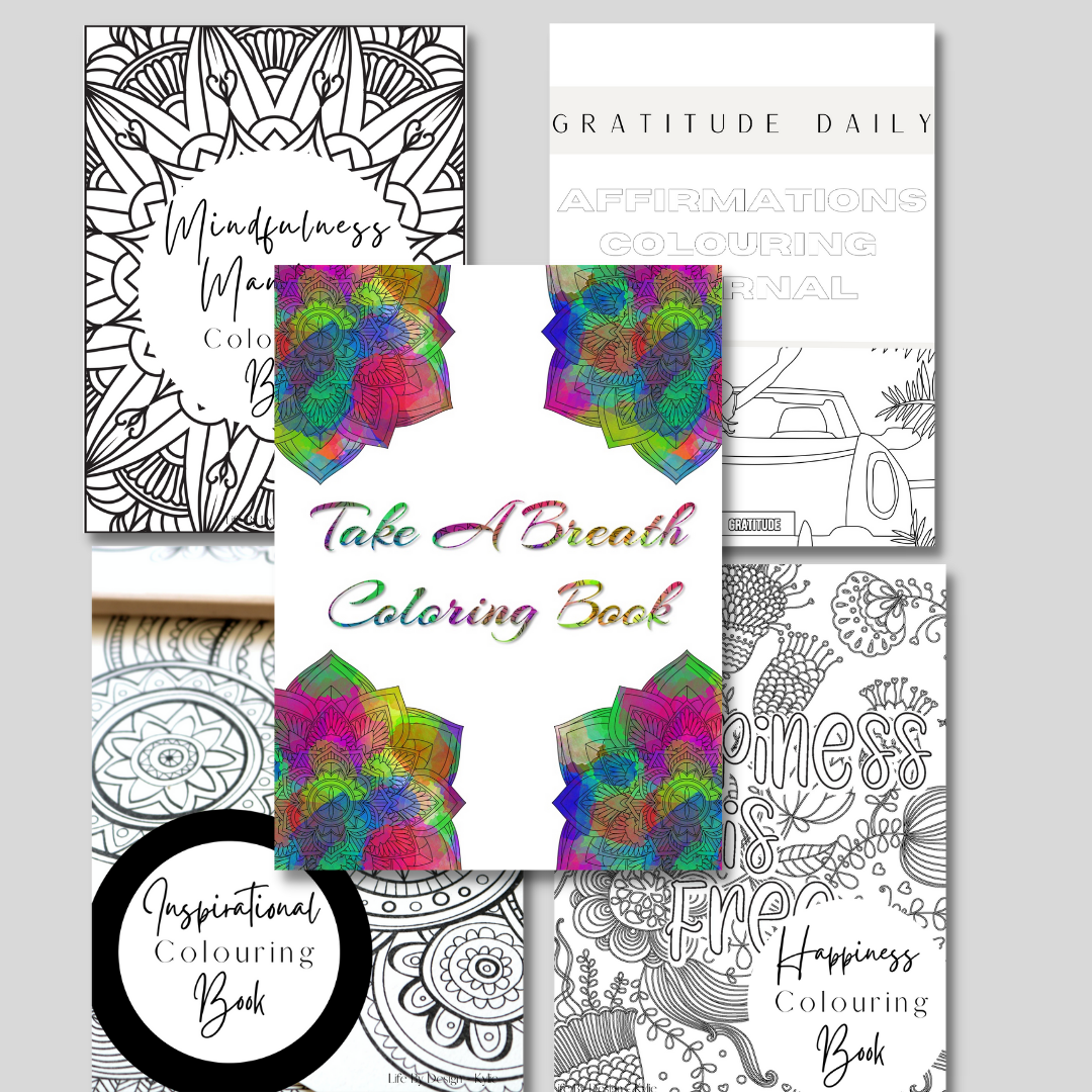 Adult Colouring Books BUNDLE (210 pages) - SALE - Payhip