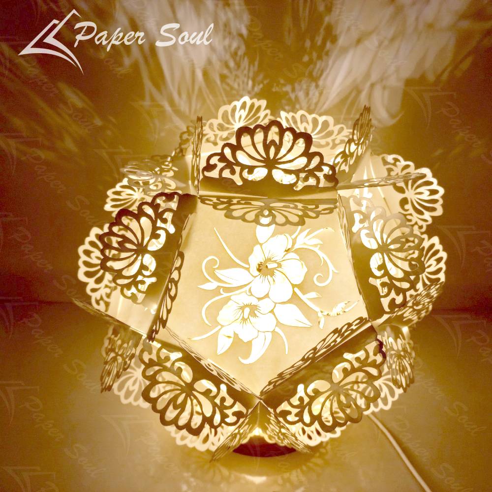 Paper cut lamp template  Paper Soul Craft - Payhip