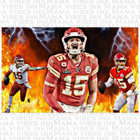 Patrick Mahomes Png Svg T-shirt Design 300 DPI PNG File 