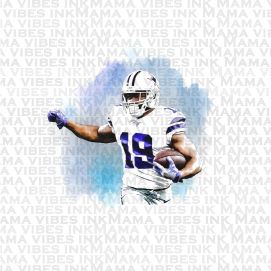 Football Art Dallas Cowboys Player Amari Cooper Amari Cooper