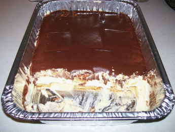 NO-BAKE ECLAIR CAKE