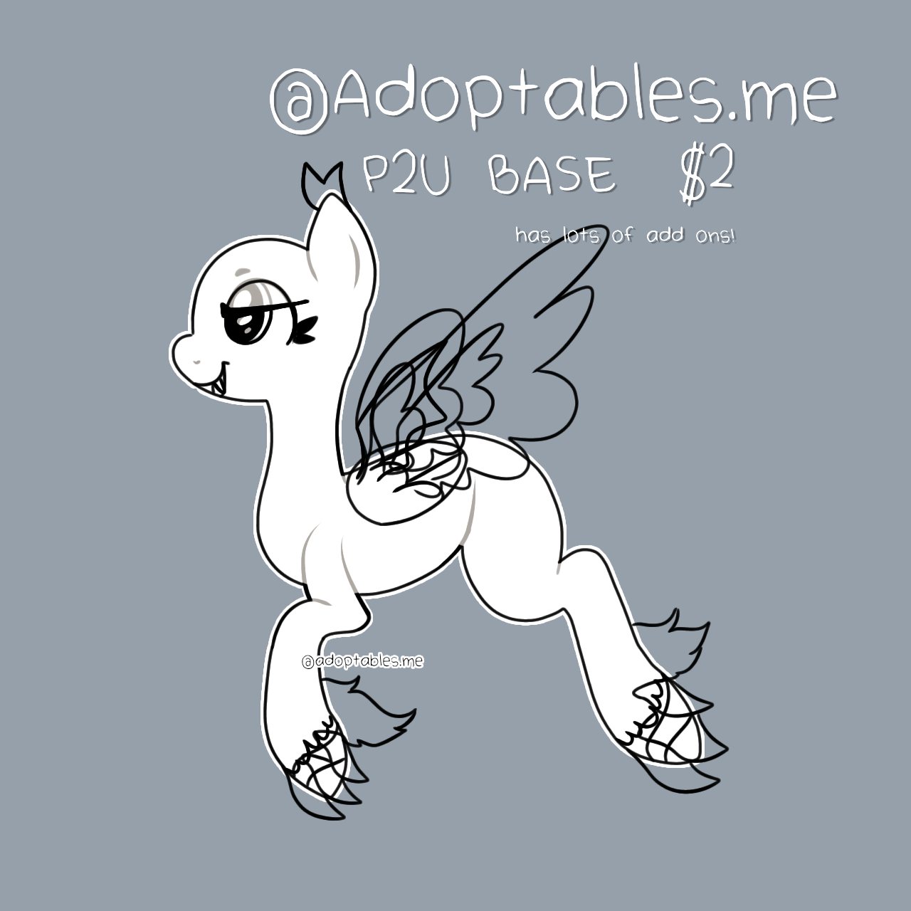 P2U CHIBI PONY BASE (with addons) - Payhip