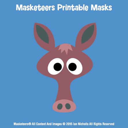 Printable Aardvark Mask