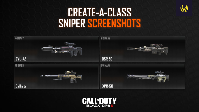 BO2 Create-A-Class Sniper Screenshots
