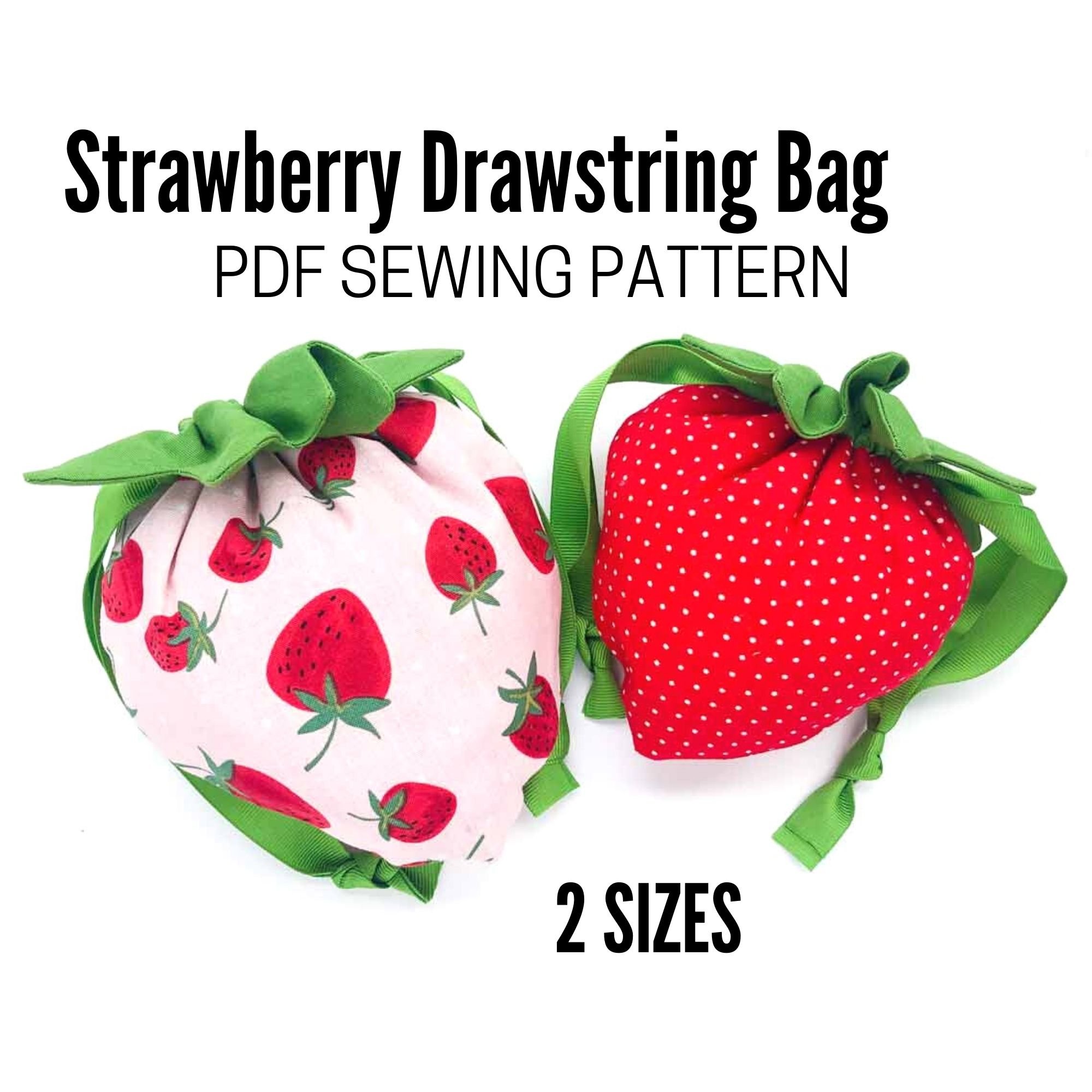 How to Make a Very Easy Drawstring Bag (Free Pattern in 4 Sizes) -  MindyMakes