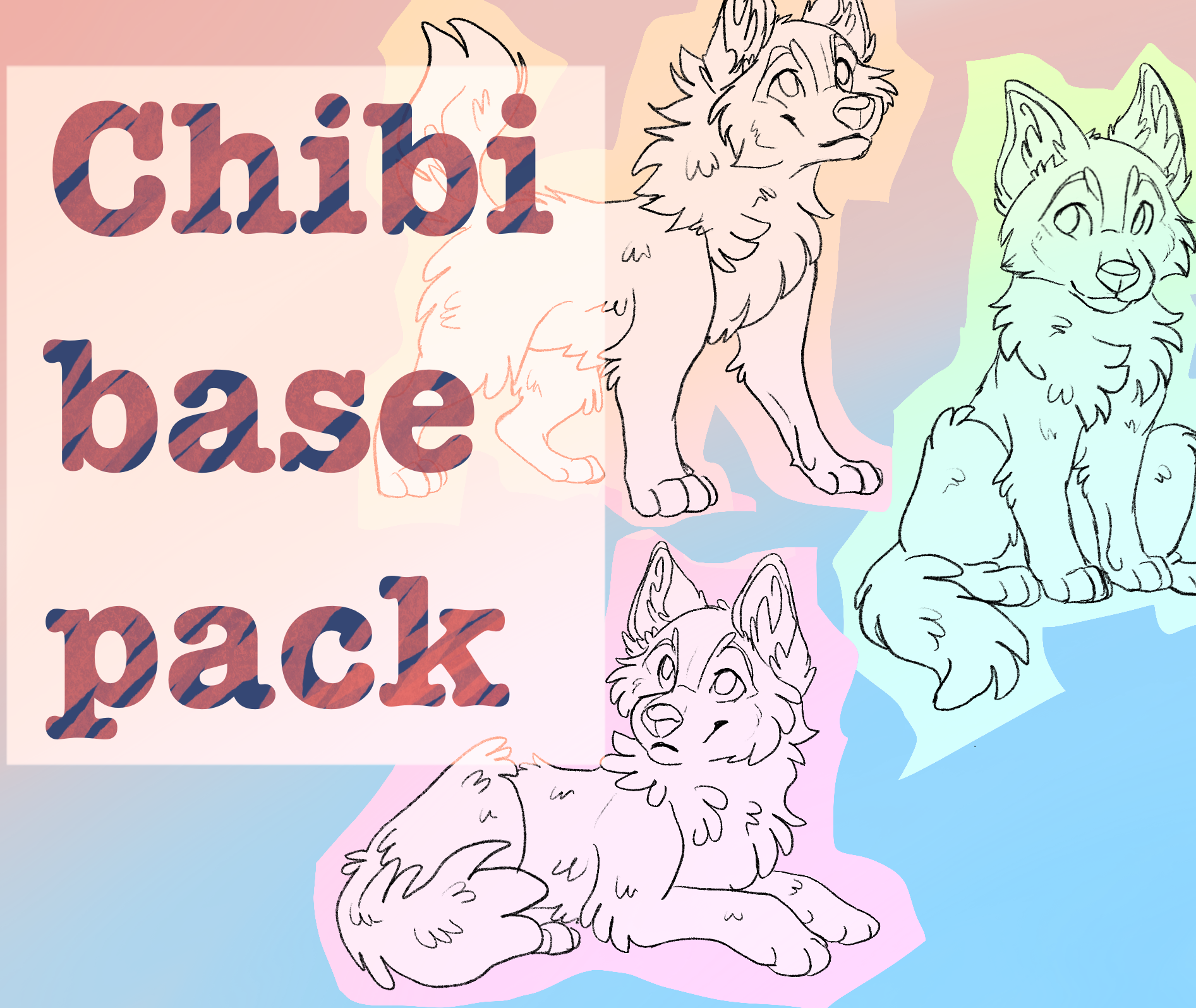 Chibi Bases 3 Pack - Payhip