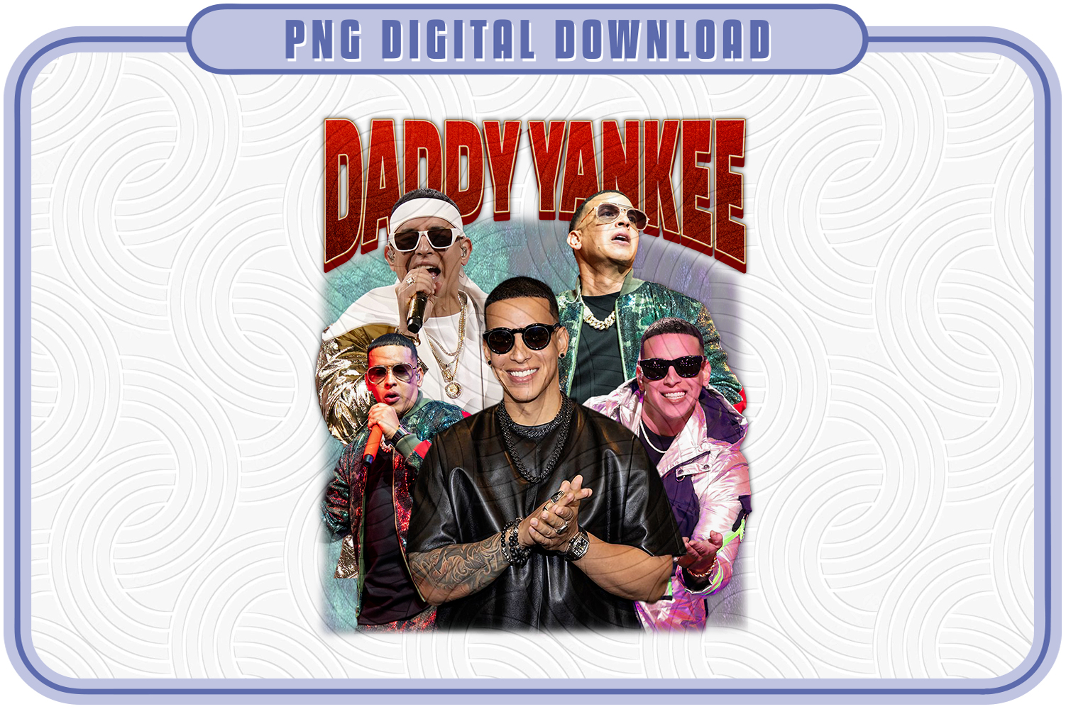 Daddy Yankee Bootleg Shirt Png 90s Shirt Png Printable 