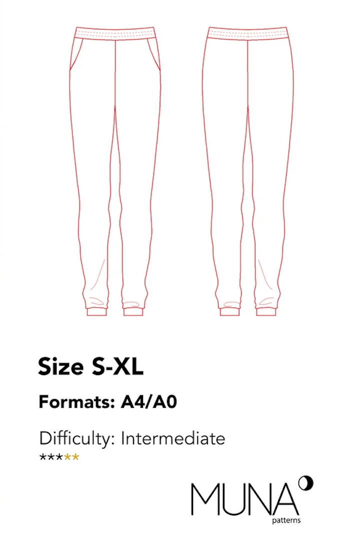 SOFT TOUCH pants. Women pants pattern. Sizes S-XL. Formats A0 A4
