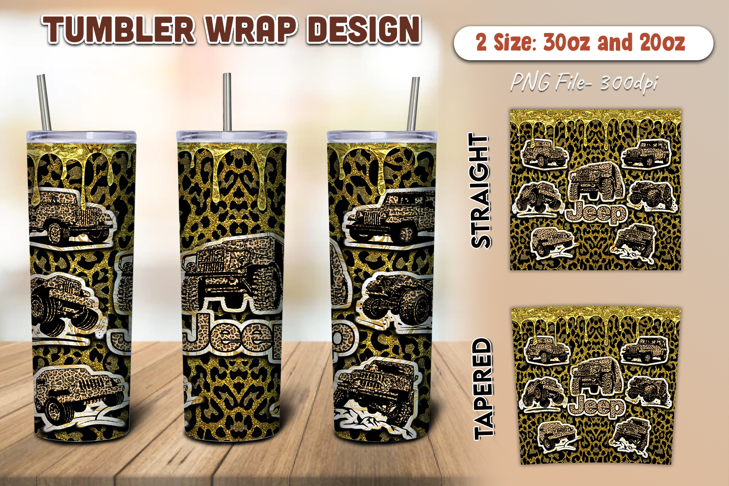 Jeep For Life Tumbler Design, Skinny Tumbler Sublimation Designs for  Straight/Tapered,Tumbler Wrap PNG Digital Download | JEEP_05