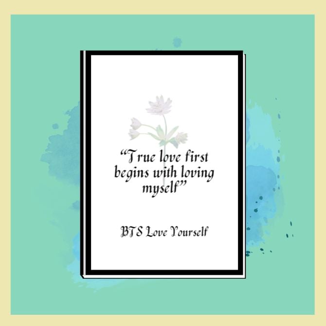 Quote from BTS Love Yourself