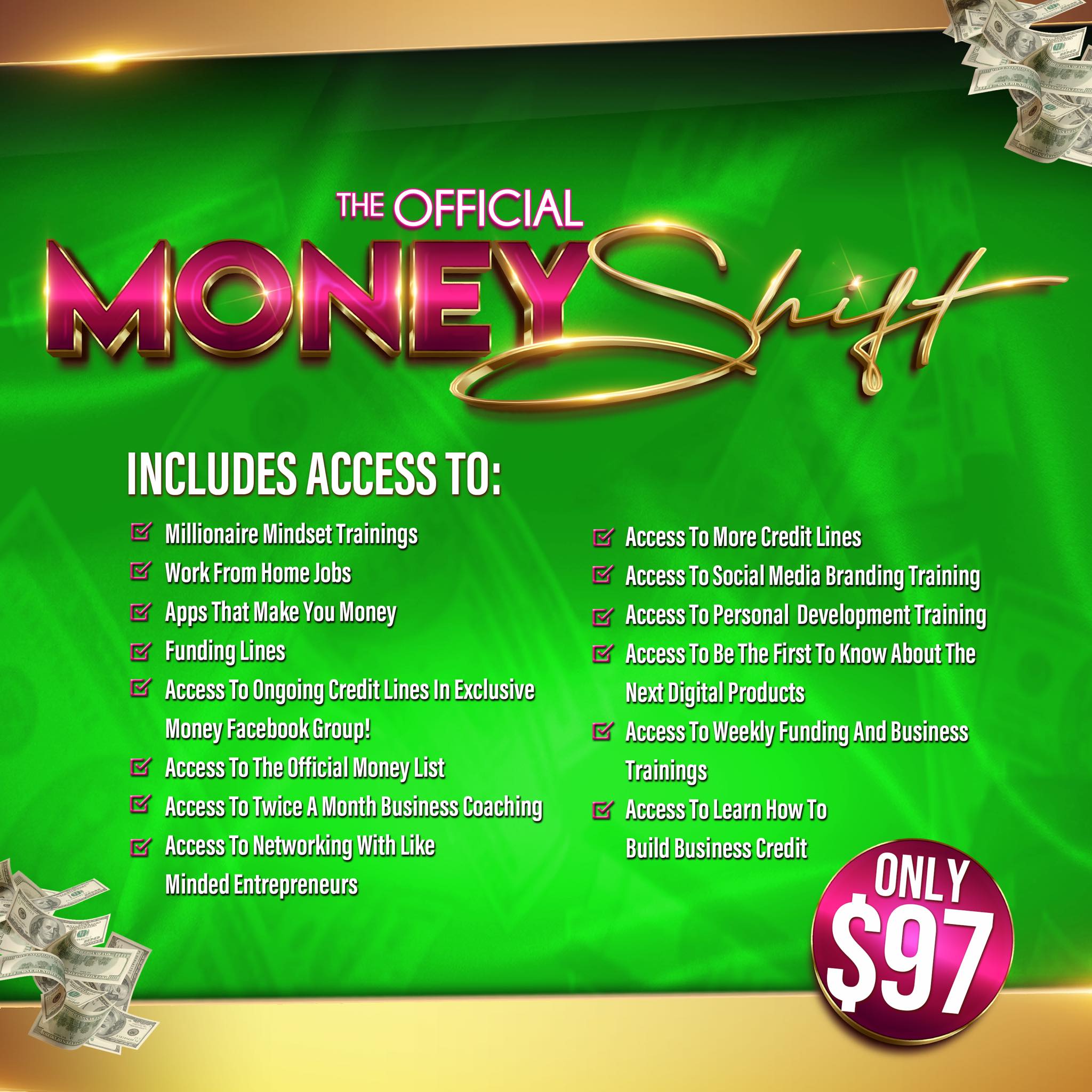 Money Shift! Gain Access to 1,000s of Business Grants plus more - Payhip