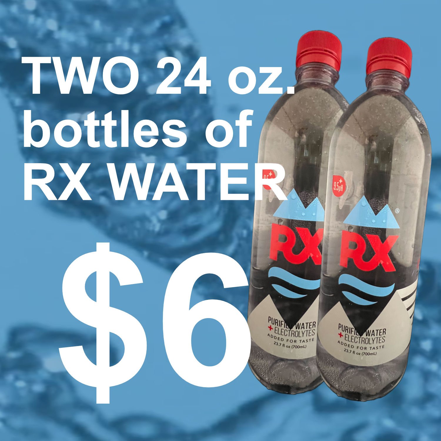 No Liquid Rx Image TWO 24 oz. bottles of RX Water - Payhip