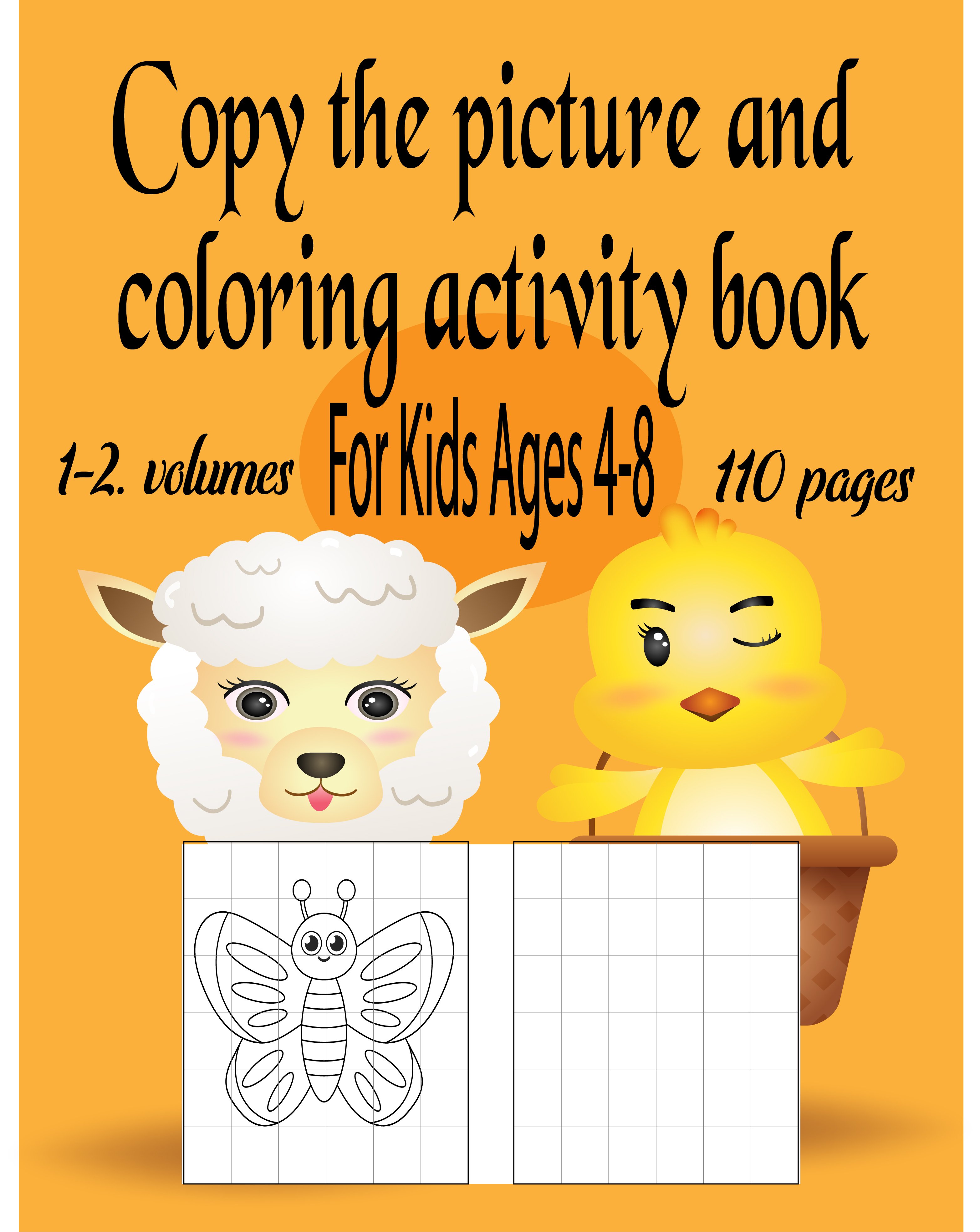 Dolphin Coloring and Drawing Book: Activity Book for Kids Ages 4-8
