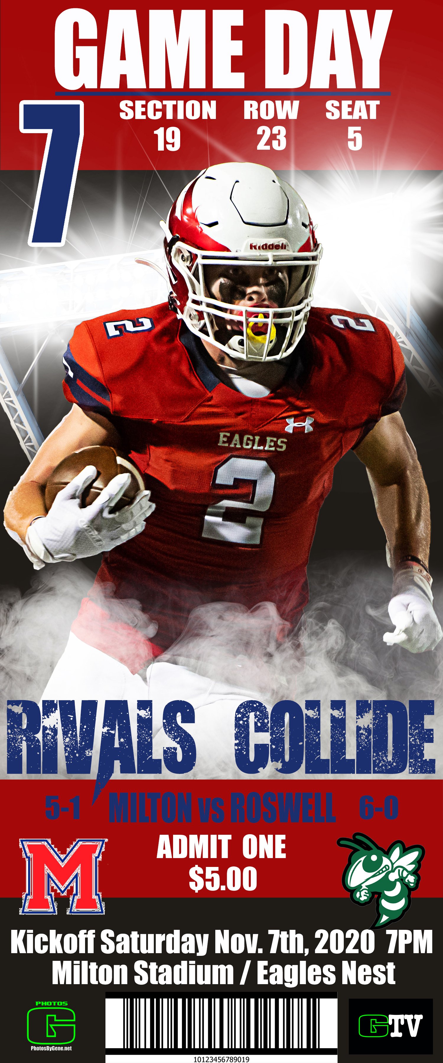 Game Day Ticket Template 1st Edition - Payhip
