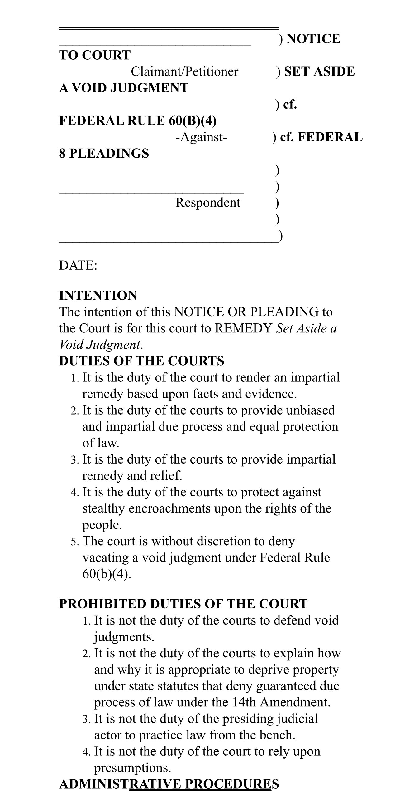 Superior Court Judgment For Claimant In Default District Court