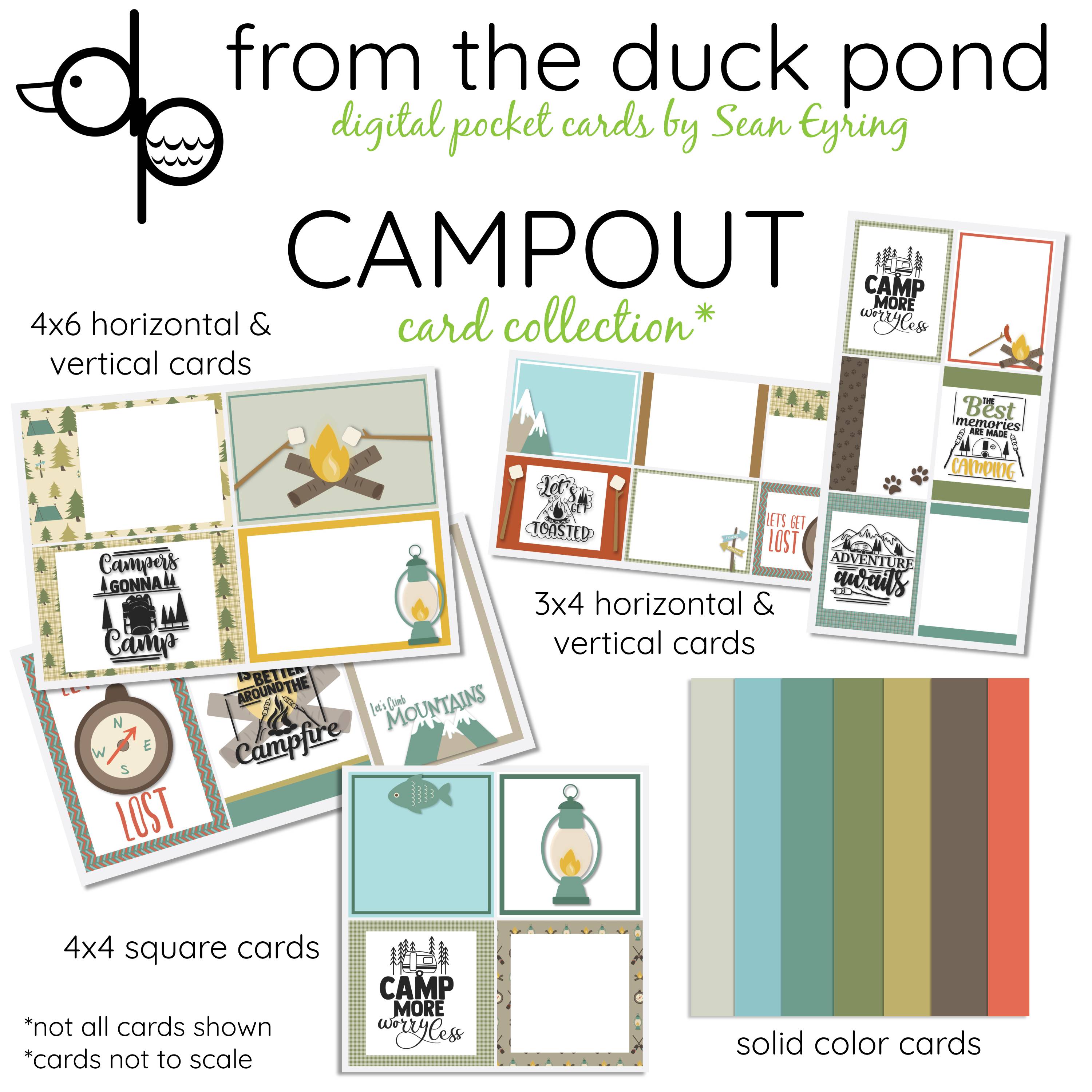 Campout - digital card kit - Payhip