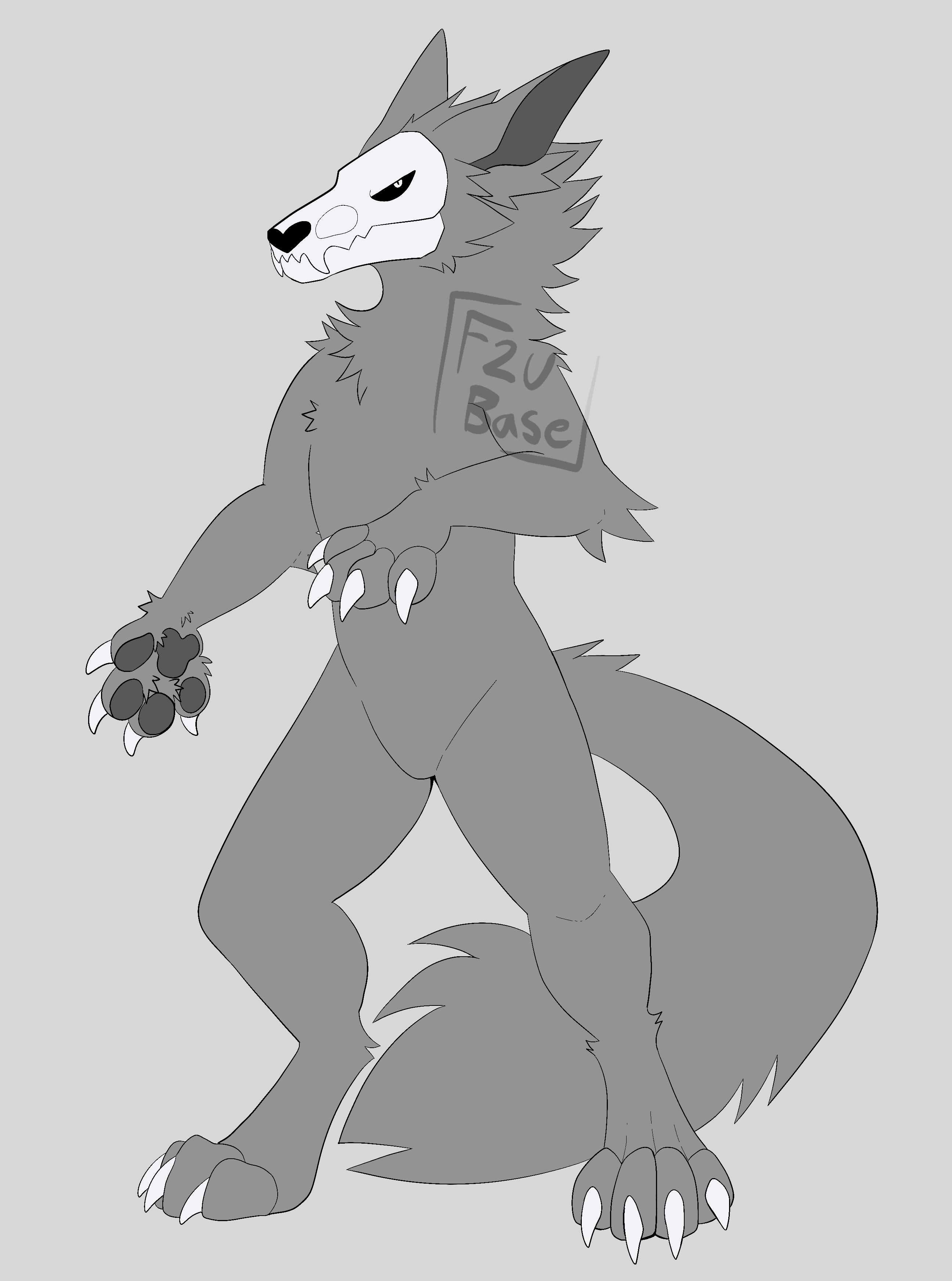 F2U ANTHRO SKULLDOG BASE - Payhip
