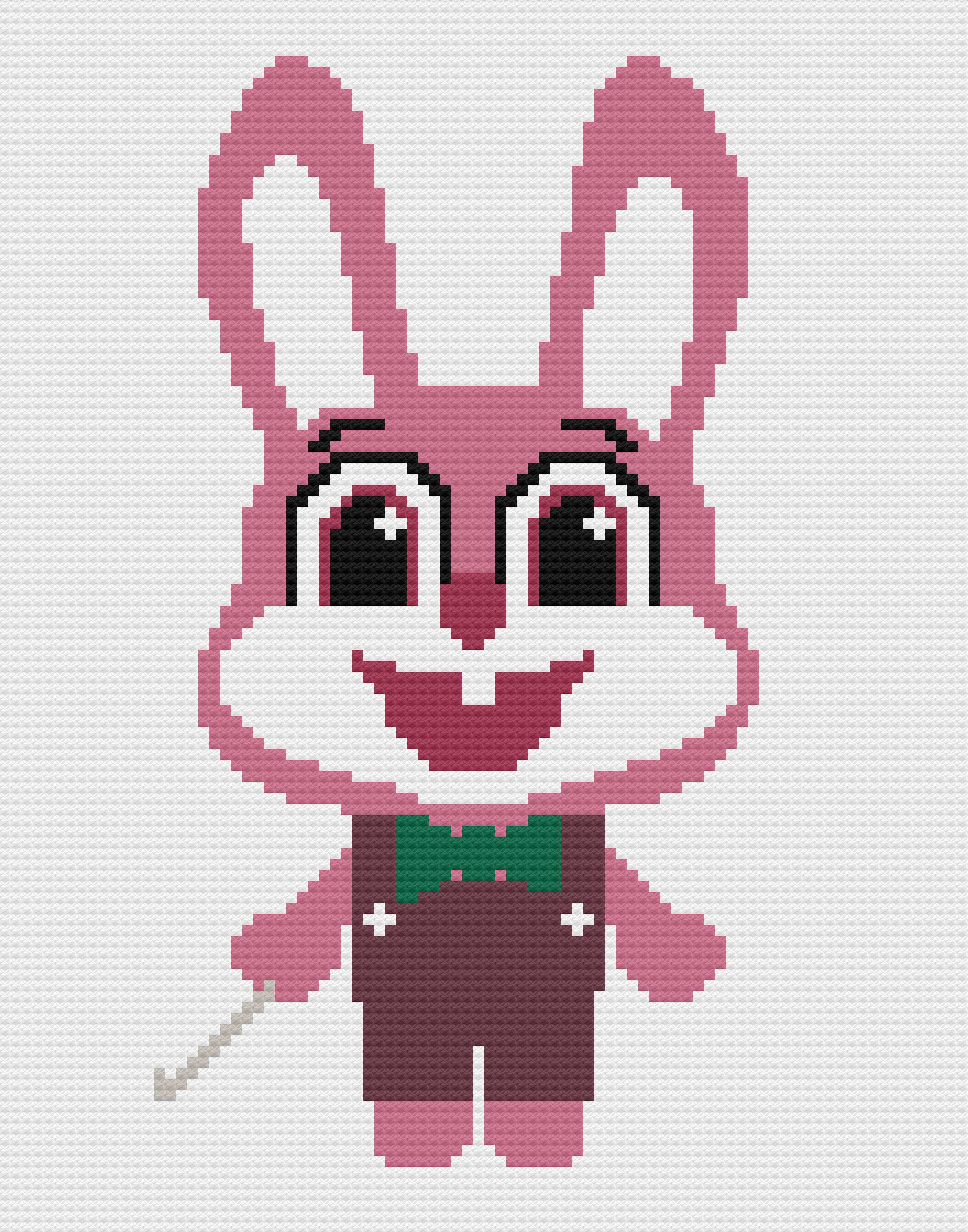 robbie rabbit queen c2c - Payhip