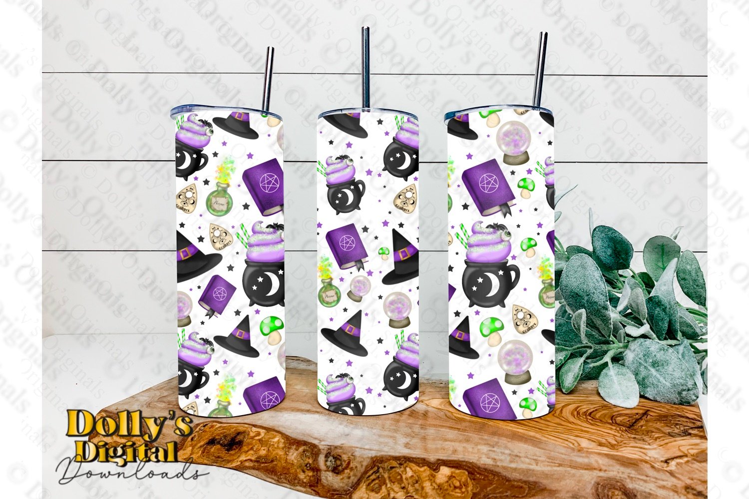 Witches Brew Print 20oz Tumbler Wrap - Payhip